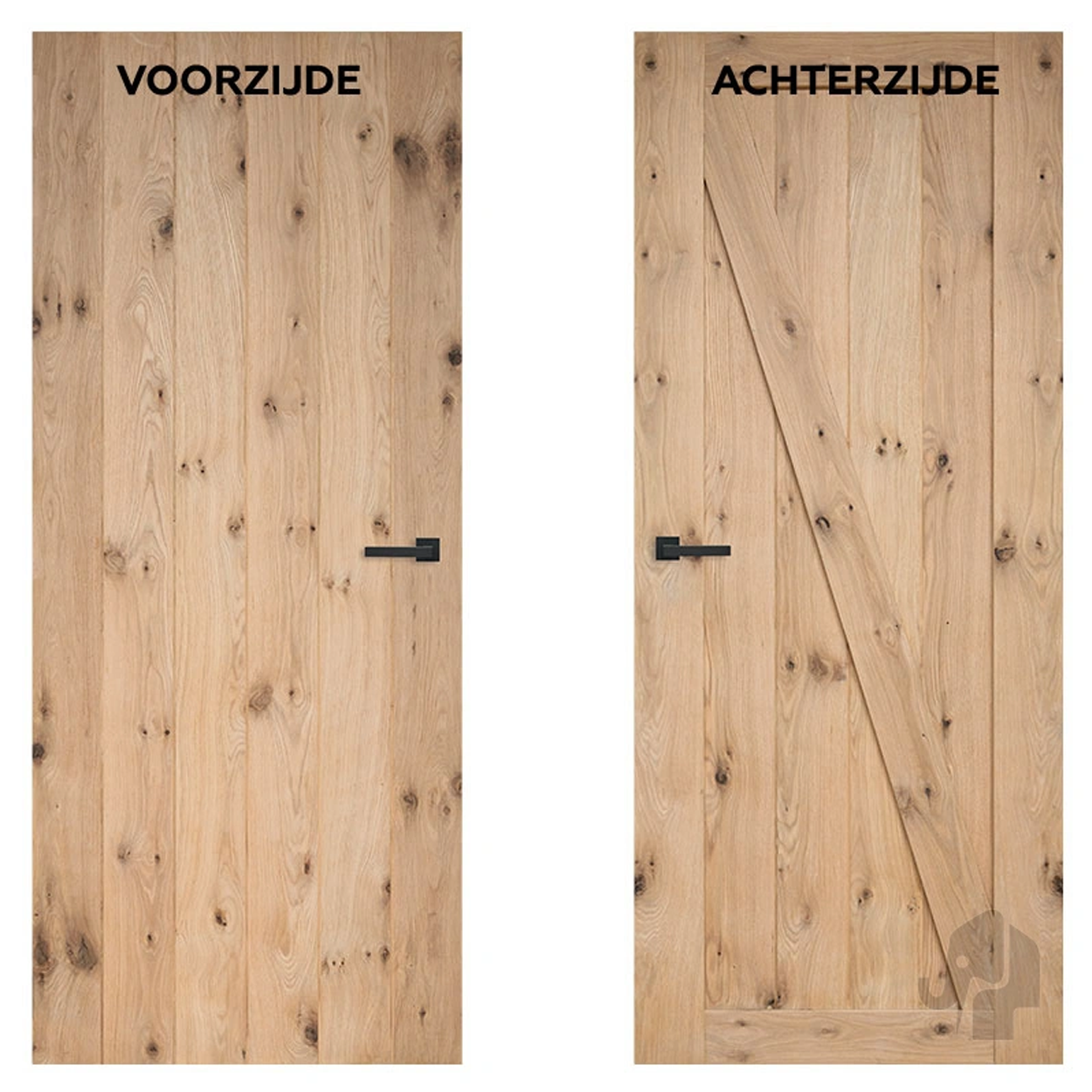 Binnendeur Austria Cabana Roble Uno links